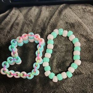 Colorful Beaded Kids Bracelets